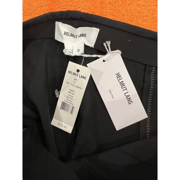 Helmut Lang Black Reflex Leggings with Stitching Size S NWT $275 - Picture 2 of 6